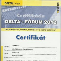 Certifikát delta